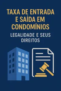 Imagem principal do artigo Taxa de Entrada e Saída em Condomínios: Legalidade e Seus Direitos